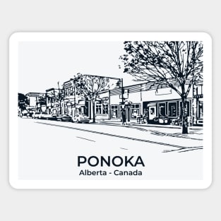 Ponoka - Alberta Magnet